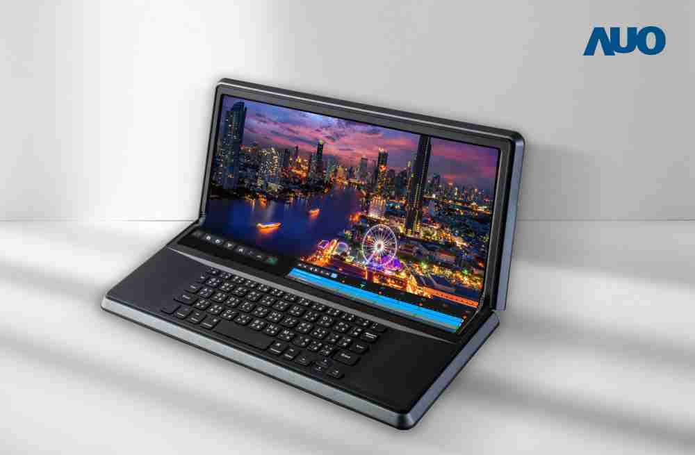 z6尊龙14.6吋Micro LED折迭显示屏幕，，，，搭配半径4mm的弯折绞炼，，，以及高画素、、高亮度、、高对比度的显示技术特点，，，，即便在大视角下仍保有绝佳色相与亮度