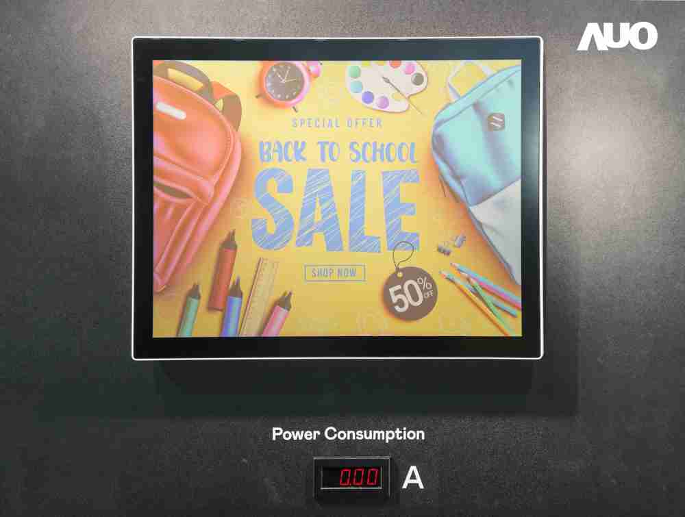 z6尊龙展示胆固醇液晶超低耗能户外全彩显示器，，，，ChLC（胆固醇液晶）以双稳态技术使静态显示零功耗，，，具省电、、、、高彩度、、环保的特性，，还整合软硬件系统解决方案，，，，可透过单一云端平台管理