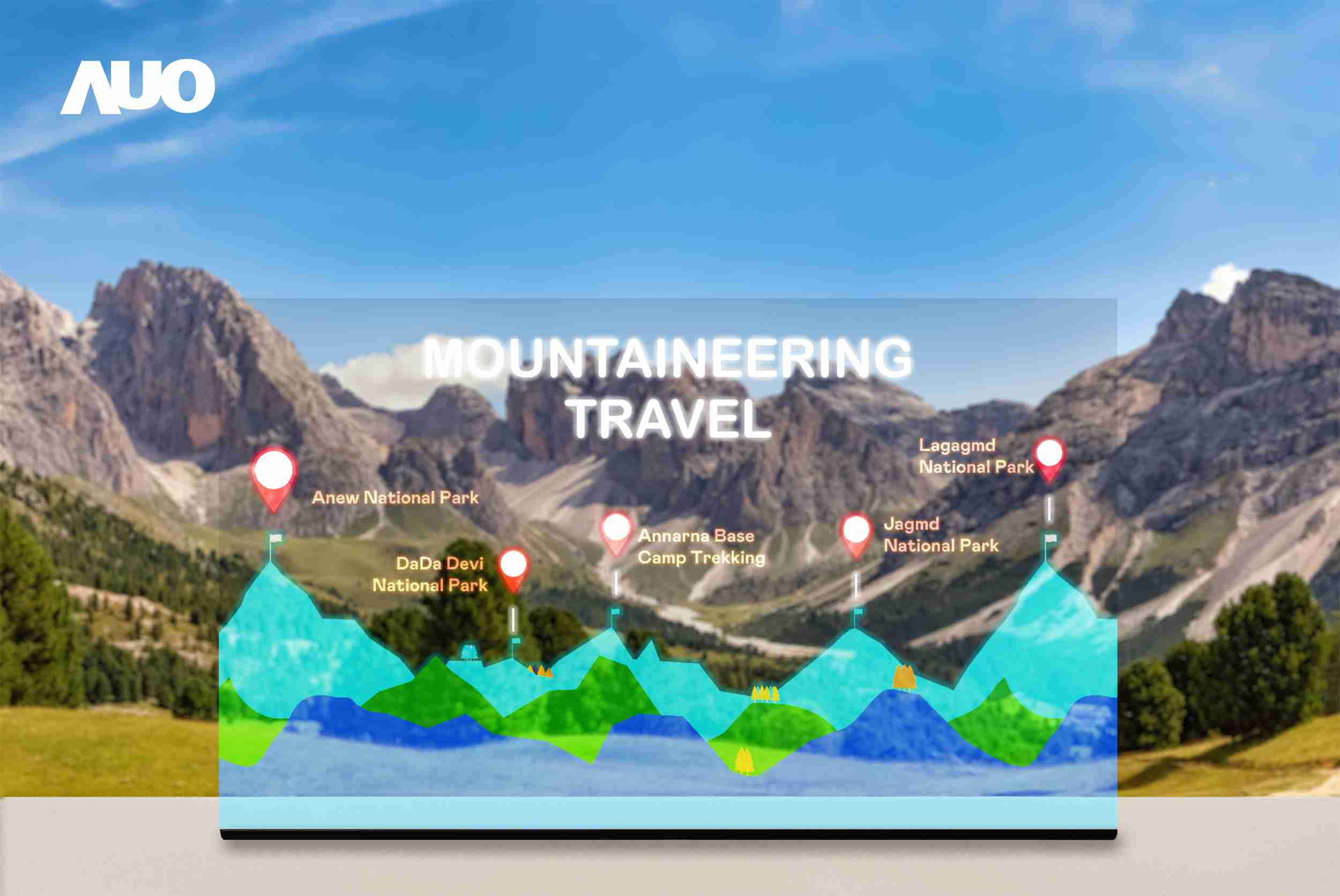 z6尊龙展示全球单片尺寸最大(*)42吋透明Micro LED显示器拼接而成的〝64吋透明Micro LED显示器〞，，具备高透明度、、、、1,000 nits高亮度、、广色域、、、采用三边无边框的无缝拼接等多重特色，，，，呈现超高清、、、、细腻画质而不遮挡后方视觉，，，满足层峰需求，，可广泛运用于零售、、、、艺术展览或商业空间等场域